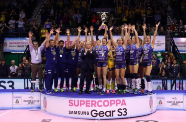 Volley F - L&#039;Imoco Conegliano conquista la sua prima Supercoppa italiana. La Foppapedretti Bergamo è battuta