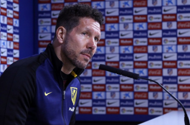 Simeone: &quot;Vivo en el partido a partido y no voy a cambiar&quot;