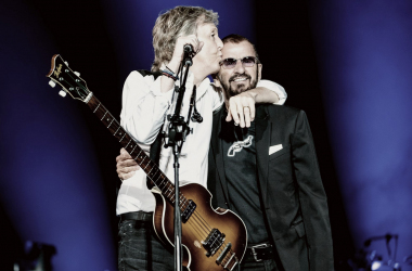 Paul y Ringo, unidos sobre un mismo escenario