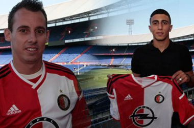 Bilal Basacikoglu y Luke Wilkshire al Feyenoord