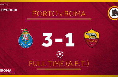 &nbsp;Champions League- Peccato Roma: il Porto vince 3-1 ed elimina i giallorossi!