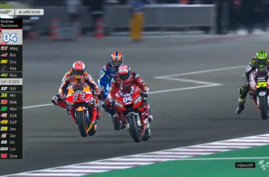 MotoGP Gp Qatar- Dovizioso su Marquez e inno di Mameli che suona a Losail