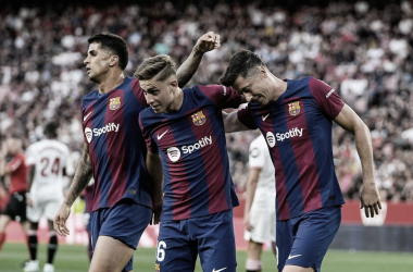 El Barça cierra La Liga y la era Xavi con victoria ante el Sevilla