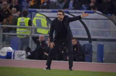 La Roma pareggia il derby, Di Francesco: &quot;Oggi ai ragazzi non potevo chiedere più di questo&quot;