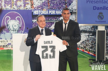 Danilo levanta pasiones en su presentación con el Real Madrid