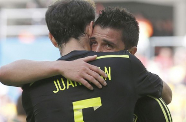 David Villa Makes Final Mark With Spain