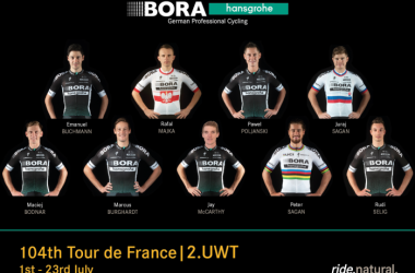 Tour de Francia 2017: Bora-Hansgrohe, los Sagan y otros siete