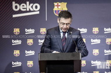 Bartomeu repasa la actualidad del club en la gira norteamericana