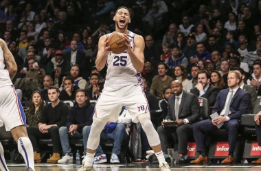 Ben Simmons plays his best ever game in win v Nets