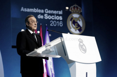 Florentino Pérez, optimista en la Asamblea: &quot;Vivimos uno de los mejores momentos de nuestra historia&quot;