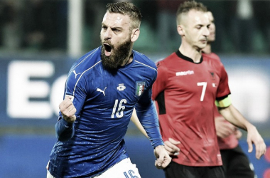 Albania - Italia en vivo y en directo online en Clasificación Mundial Rusia 2018 (0-1)