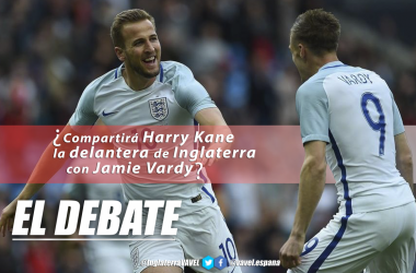 El debate: ¿compartirá Harry Kane la delantera de Inglaterra con Jamie Vardy?