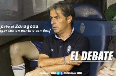 El debate: ¿debe el Zaragoza jugar con un punta o con dos?