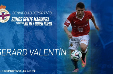 El Deportivo de La Coruña ficha a Gerard Valentín