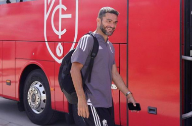 Jorge Molina antes de viajar a Gran Canaria | Foto: Pepe Villoslada / Granada CF