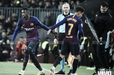 Ousmane Dembélé, baja durante tres o cuatro semanas