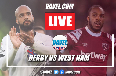 Derby County vs West Ham - Live Stream and Score Updates in FA Cup Match (0-2): West Ham set up tie with Man Utd after cruising past Derby