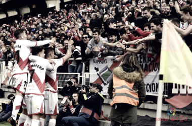 El Rayo Vallecano - Zaragoza, el partido más visto