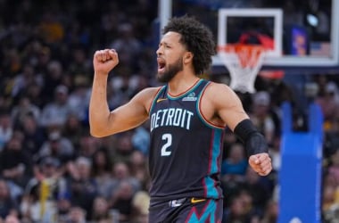 Cade Cunningham, con los Detroit Pistons. | Fuente: @apnews