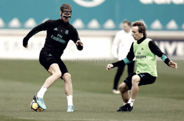 Ramos y Bale vuelven a los entrenamientos