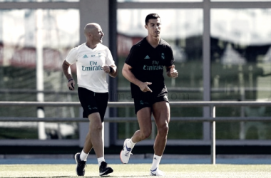 Cristiano Ronaldo ya está de vuelta en Valdebebas