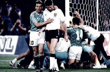 Partidazo, Mundial Italia 1990: Inglaterra 1-1 Alemania Occidental (3-5 penaltis)