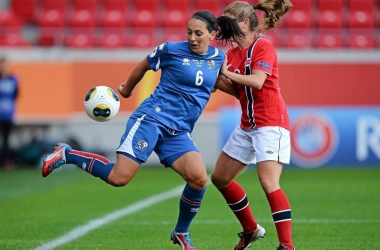 Com pênalti no fim, Islândia empata com a Noruega pela Euro feminina
