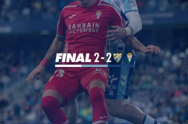 Málaga CF 2-2 Córdoba CF (imagen de @MalagaCF vía X)