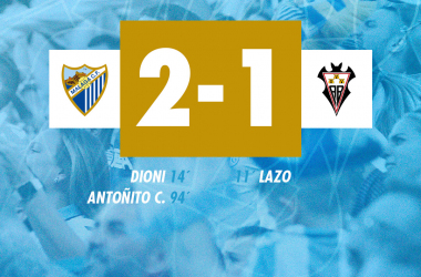 Las notas del Málaga CF 2-1 Albacete Balompié