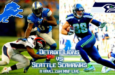 Score Detroit Lions - Seattle Seahawks Of 2015 NFL Football (10-13)