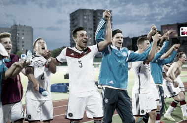 Germany under-17 1-0 Russia under-17: Serra soars above the rest to secure final berth