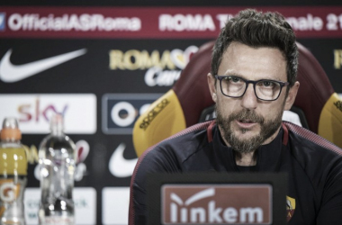 Di Francesco: “Ante el Inter vi un poco de lo que quiero que sea esta Roma”