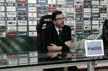 Sassuolo, Di Francesco: "Ho rinnovato il contratto perchè credo in questa società"