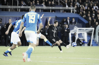 Un gol agónico de Di María le da el empate al PSG