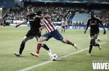 El Atlético de Madrid deja escapar vivo al Chelsea del Calderón