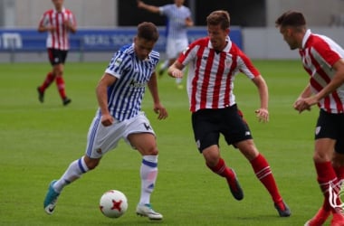 El Bilbao Athletic golea en Zubieta