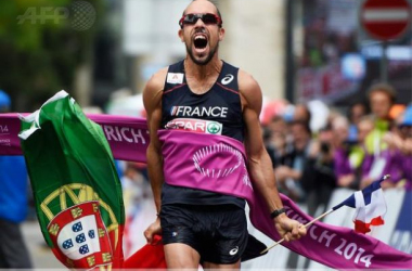 Diniz vence rompiendo el récord del mundo en 50 km marcha