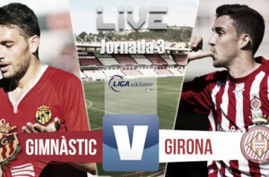 Resultado del Gimnàstic de Tarragona - Girona FC en Liga Adelante 2015 (1-0)