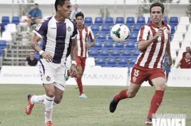 Resultado Almería - Real Valladolid en la Liga BBVA 2014 (1-0)