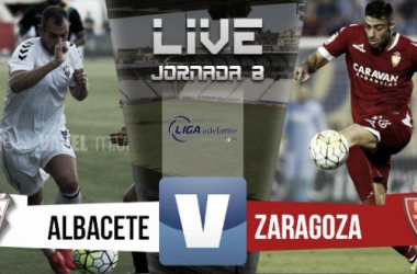 Resultado Albacete Balompié - Real Zaragoza (1-3)