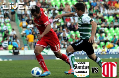 Resultado Santos - Toluca en Liga MX 2014 (3-0)