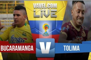 Resultado Bucaramanga vs Tolima en semifinales de Liga Águila 2016 (1-0)