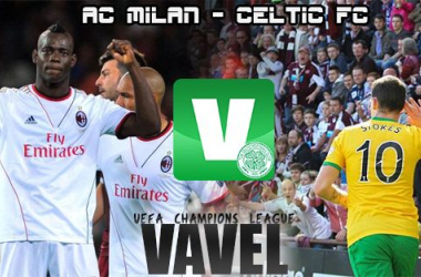 Resultado Milan - Celtic en Champions League 2013 (2-0)