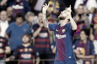 Messi, en una noche de estrellas