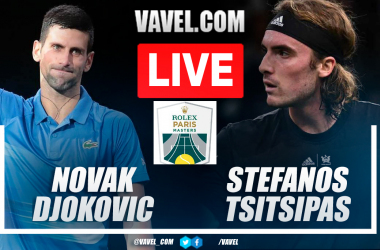 Summary and highlights of Novak Djokovic 2-1 Stefanos Tsitsipas at ATP Masters 1000 Paris
