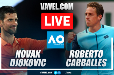 Summary and highlights of Novak Djokovic 3-0 Roberto Carballés at Australian Open
