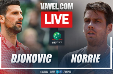 Highlights and points of Djokovic 2-0 Norrie at Rome Masters 1000