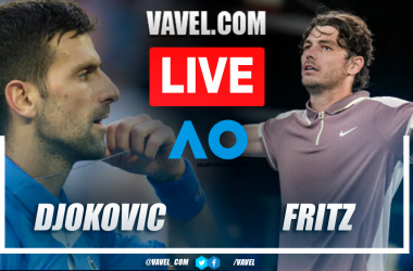 Summary and highlights of Djokovic 3-1 Fritz at Australian Open