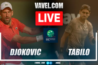 Highlights and points of Djokovic 0-2 Tabilo in Masters 1000 Rome