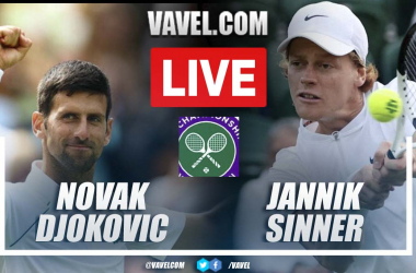 Djokovic vs Sinner: Live Score Results  (0-1)